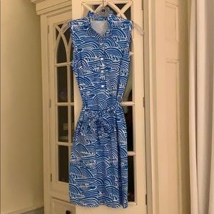 J. McLaughlin Doris dress with ruffle collar